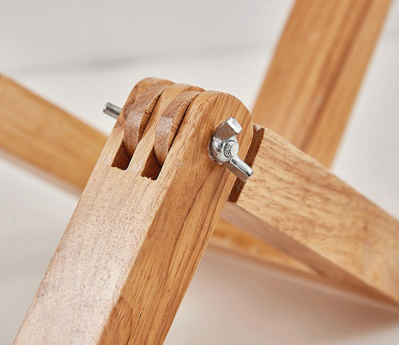 Luminária de Mesa Criativa Robô de Madeira para Leitura e Decoração Moderna