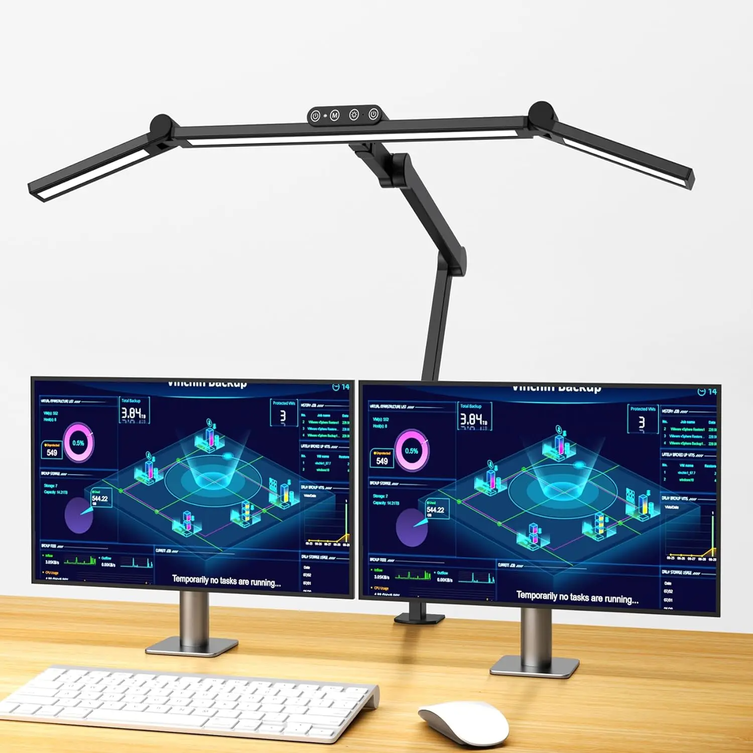 Luminária de Mesa LED com Barreira Antirreflexo e Luminosidade Confortavel