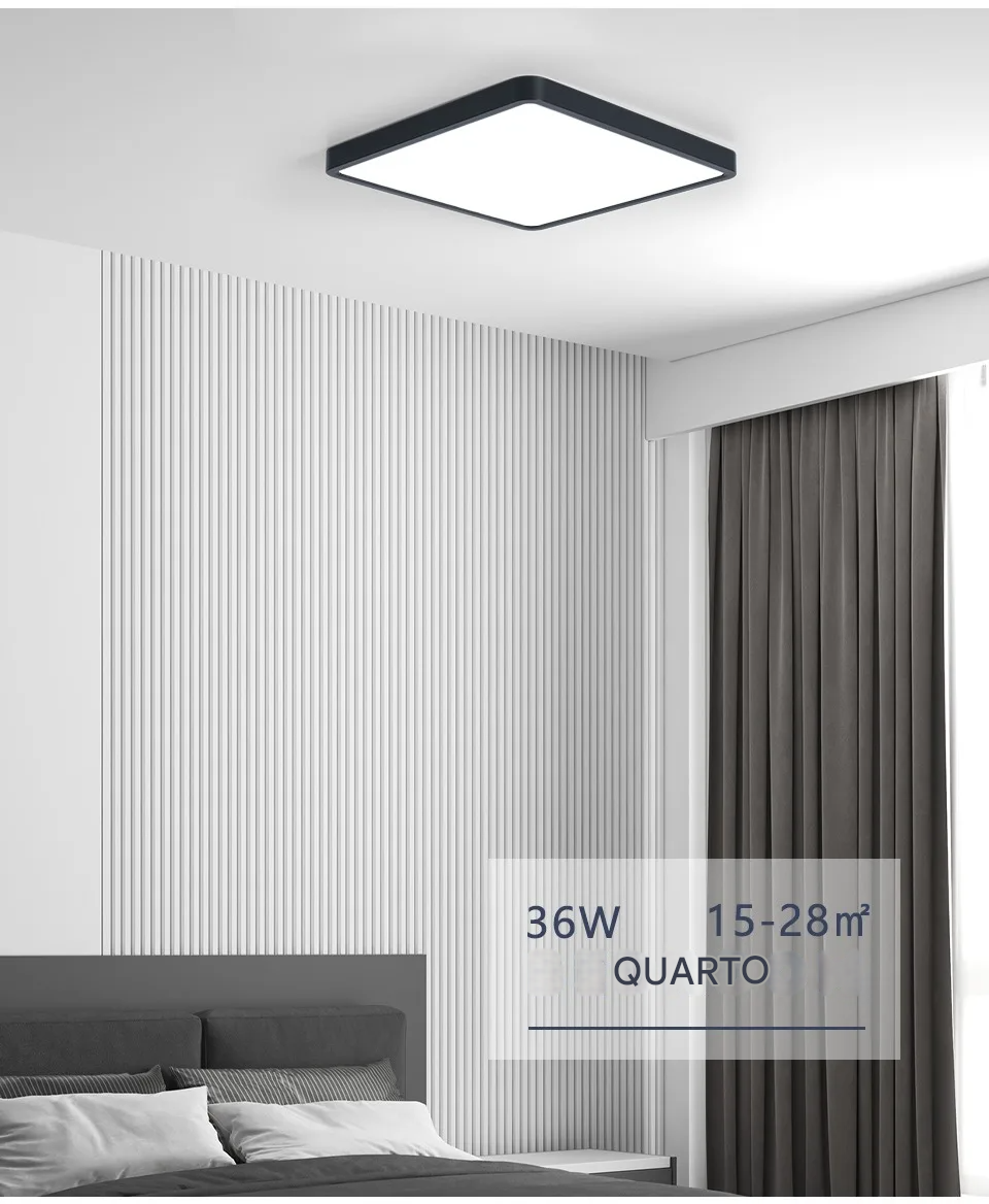 Luminária LED Plafon Smart LED com Acabamento em Madeira Controle Alexa e Google