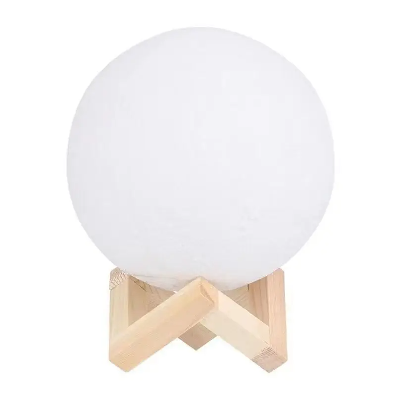 Luminária Lua Multicolorida com Luz Suave e Sofisticada