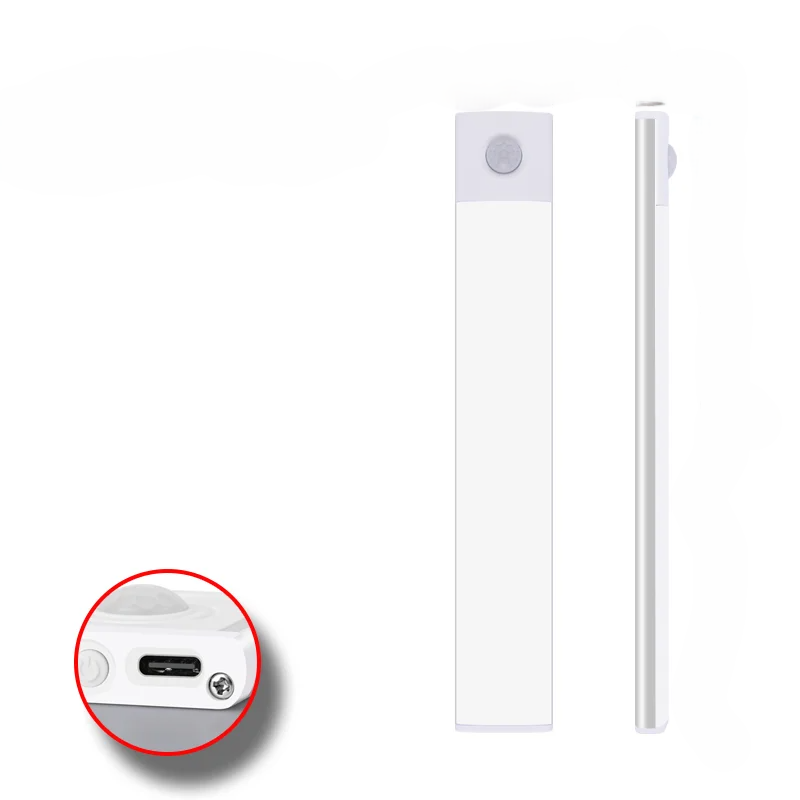 Luminária LED Sem Fio Bateria com 4 Semanas de Duração Recarregável com Sensor de Movimento Ultrafina