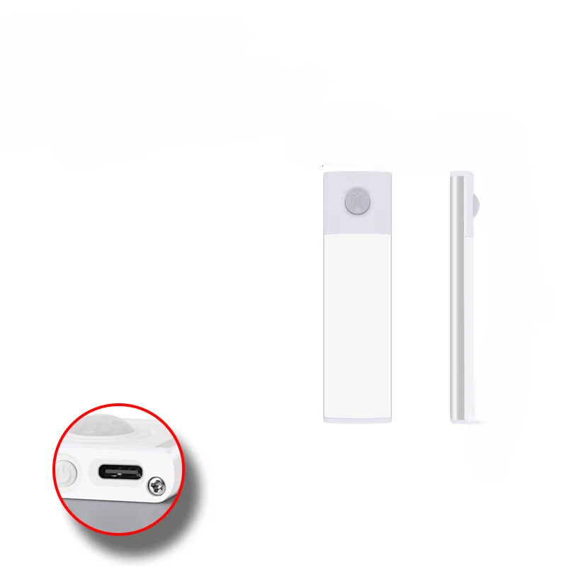 Luminária LED Sem Fio Bateria com 4 Semanas de Duração Recarregável com Sensor de Movimento Ultrafina