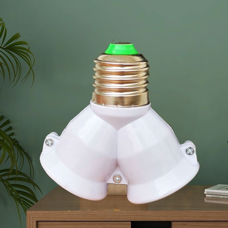 Adaptador Soquete E27 para Lâmpadas LED E27 - 2 em 1