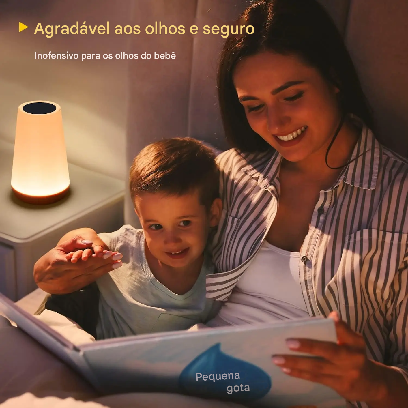 Luminária com Alternação de Luz ao Toque e Carreamento via USB