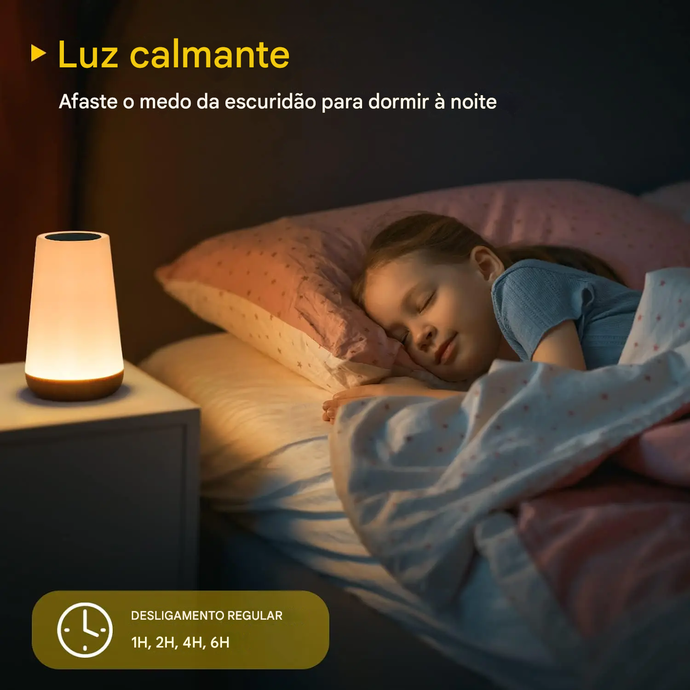 Luminária com Alternação de Luz ao Toque e Carreamento via USB