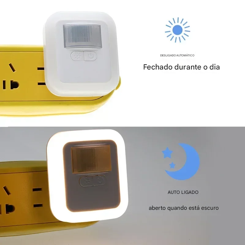 Luminária de Tomada com Sensor de Presença e com Adaptação de Tonalidades de Luz
