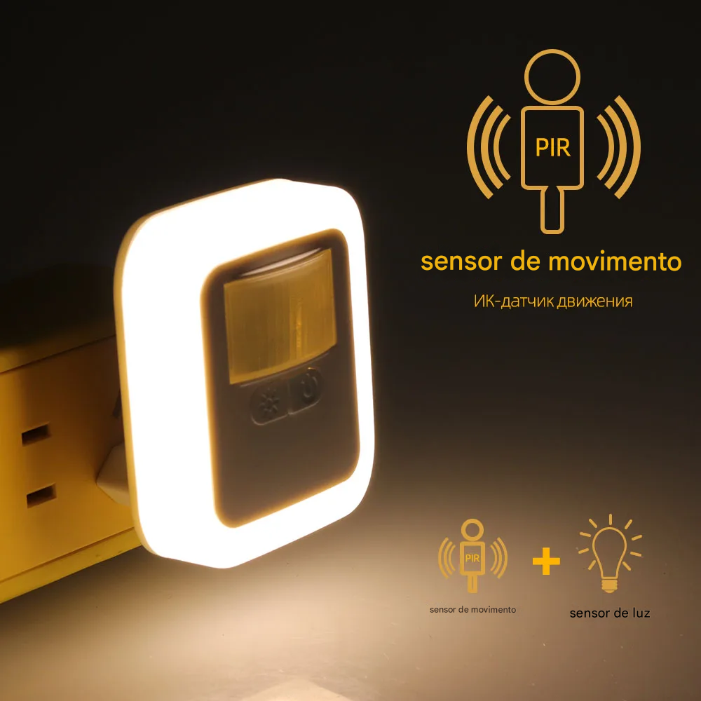Luminária de Tomada com Sensor de Presença e com Adaptação de Tonalidades de Luz