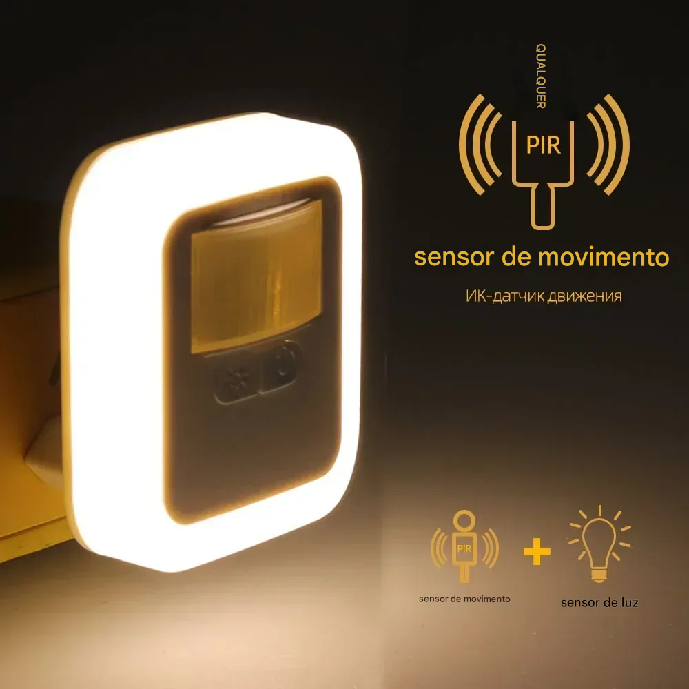 Luminária de Tomada com Sensor de Presença e com Adaptação de Tonalidades de Luz