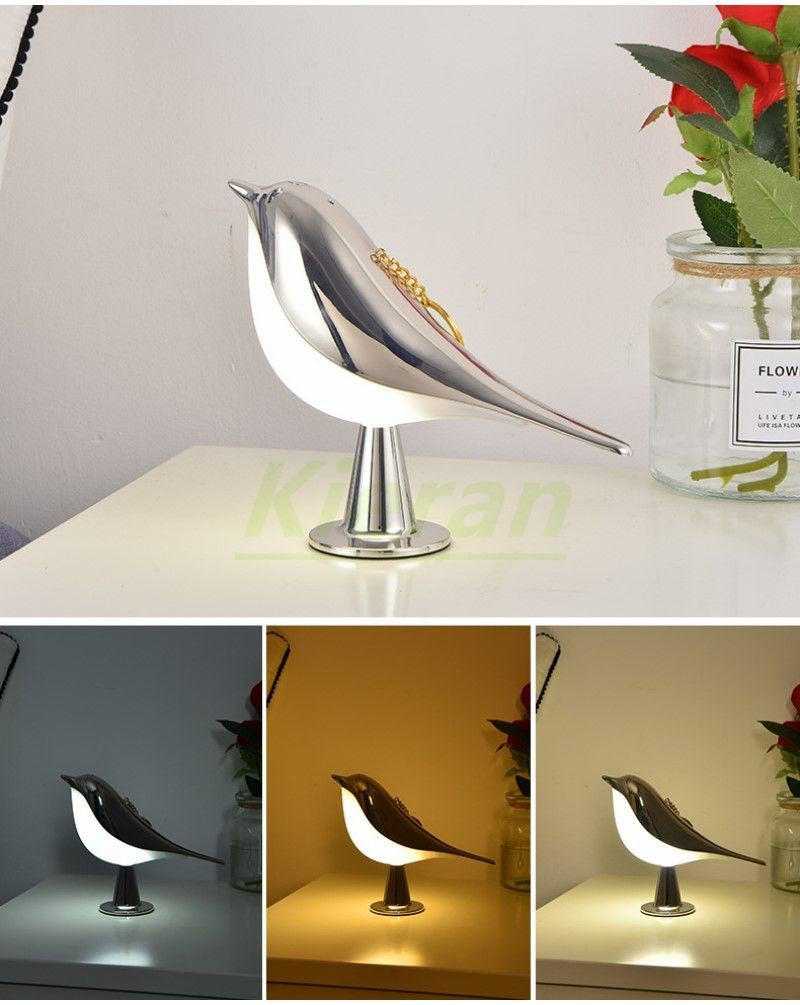 Luminária de Mesa em Formato de Pássaro Diversos Modelos