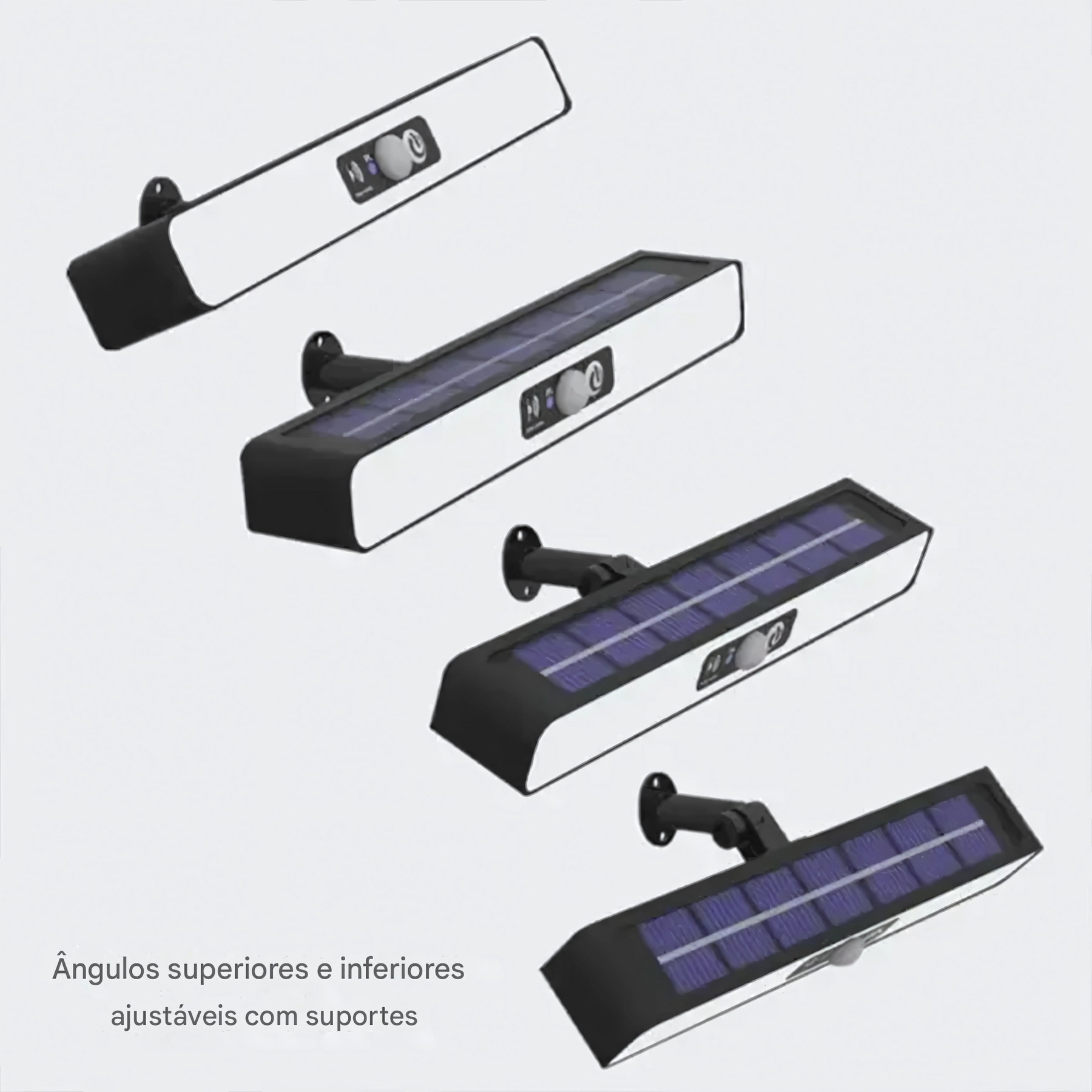 Luz Solar 36 LEDs com Clipe e Sensor de Movimento à Prova d’Água