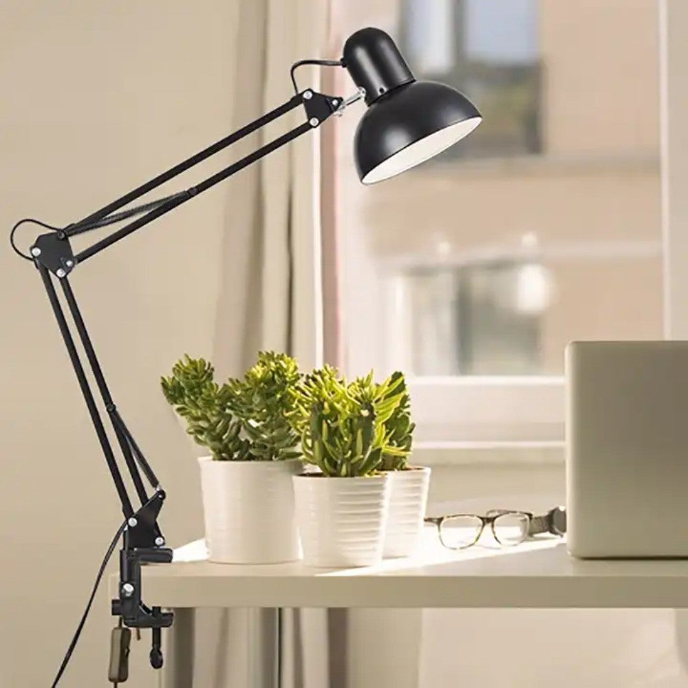 Luminária de Mesa com Presilha para Estudo Escritório e Sala de Manicure