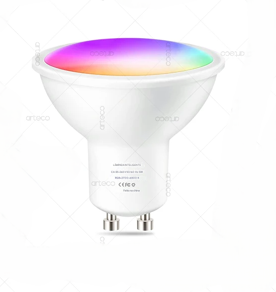 Lâmpada LED Inteligente Tuya com Controle por Wi-Fi, Zigbee ou Bluetooth