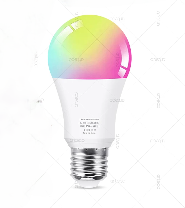 Lâmpada LED Inteligente Tuya com Controle por Wi-Fi, Zigbee ou Bluetooth