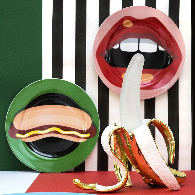 Luminária de Mesa Banana LED Criativa com Iluminação Confortável