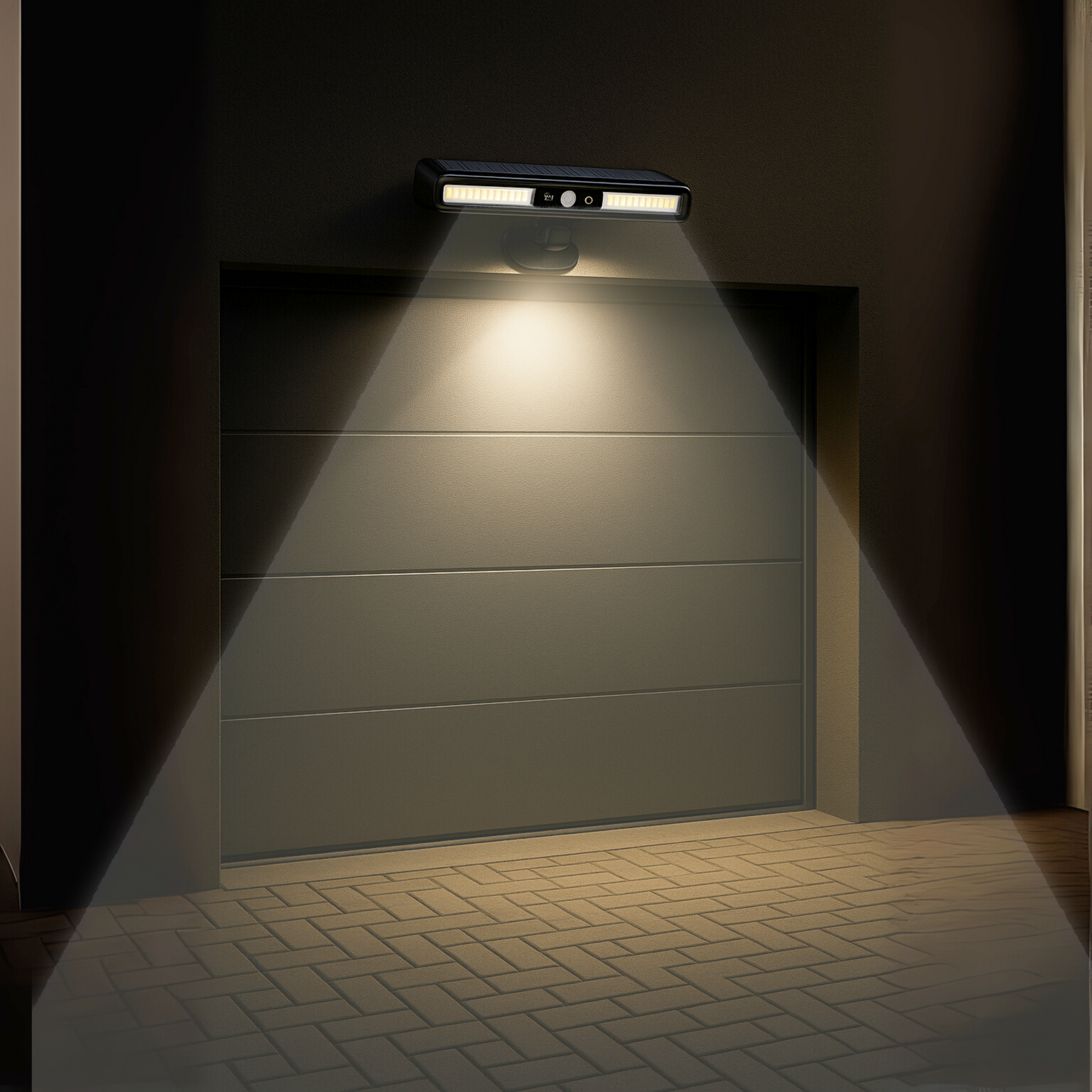 Luz Solar 36 LEDs com Clipe e Sensor de Movimento à Prova d’Água