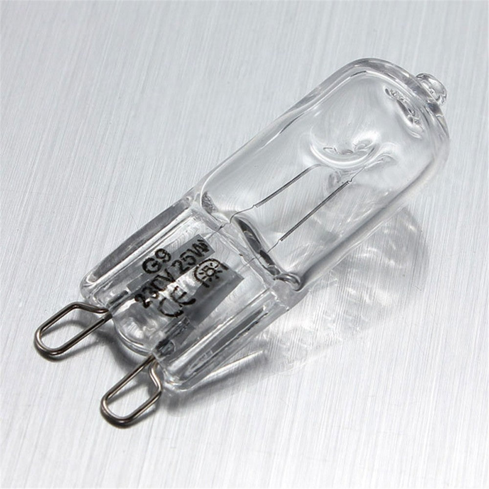 Kit 10 Lâmpadas Halógenas G9 25W a 60W Luz Quente 3000K 230V