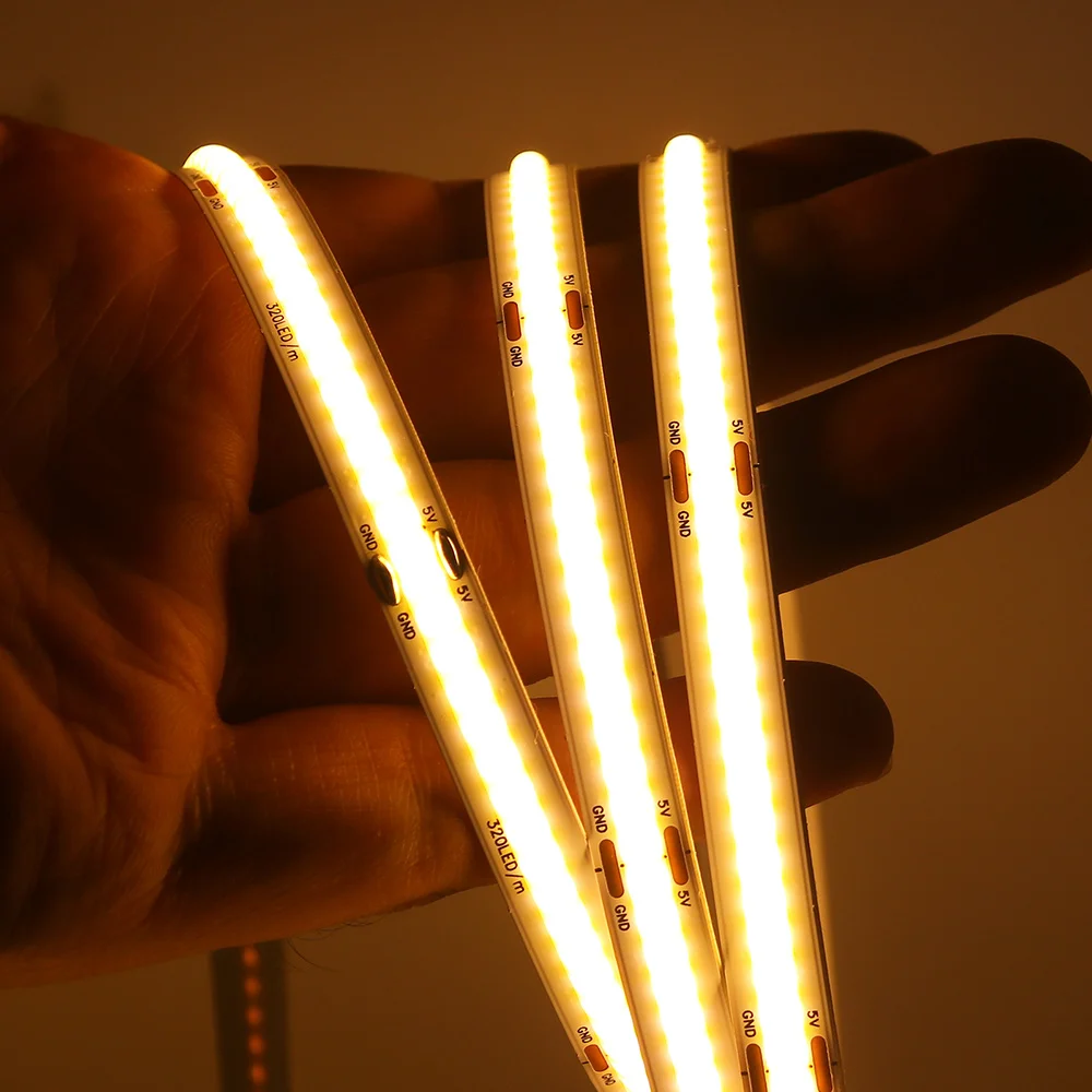 Fita LED com 320 LEDs/m Interligados e Resistentes