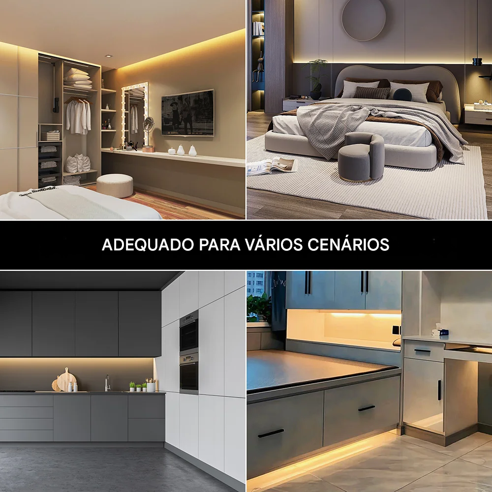 Fita LED com 320 LEDs/m Interligados e Resistentes