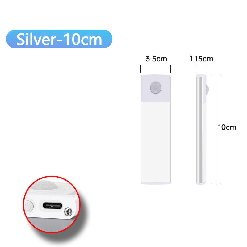 Luminária LED Sem Fio Bateria com 4 Semanas de Duração Recarregável com Sensor de Movimento Ultrafina