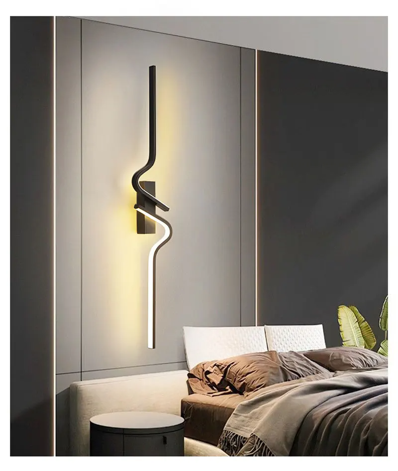 Arandela de Parede LED Moderna com Iluminação Direcionada para Cima e Baixo
