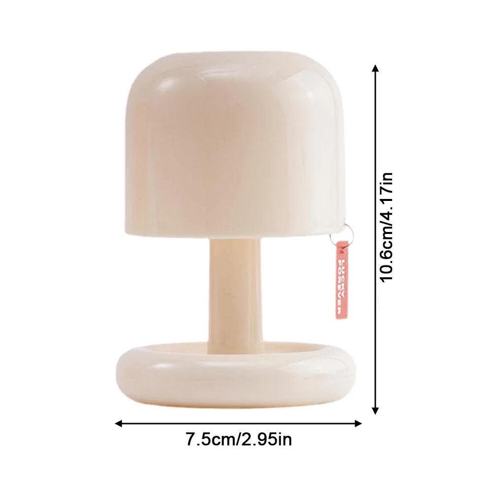 Luminária de Mesa LED Estilo Cogumelo para Decoração Moderna
