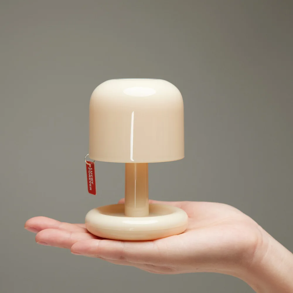 Luminária de Mesa LED Estilo Cogumelo para Decoração Moderna