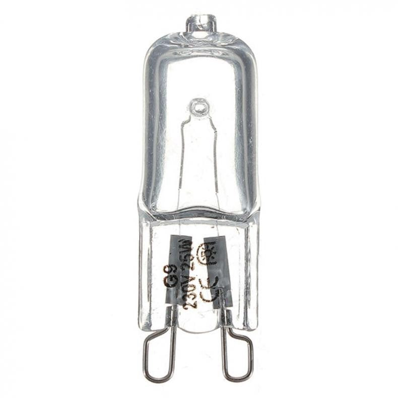 Kit 10 Lâmpadas Halógenas G9 25W a 60W Luz Quente 3000K 230V