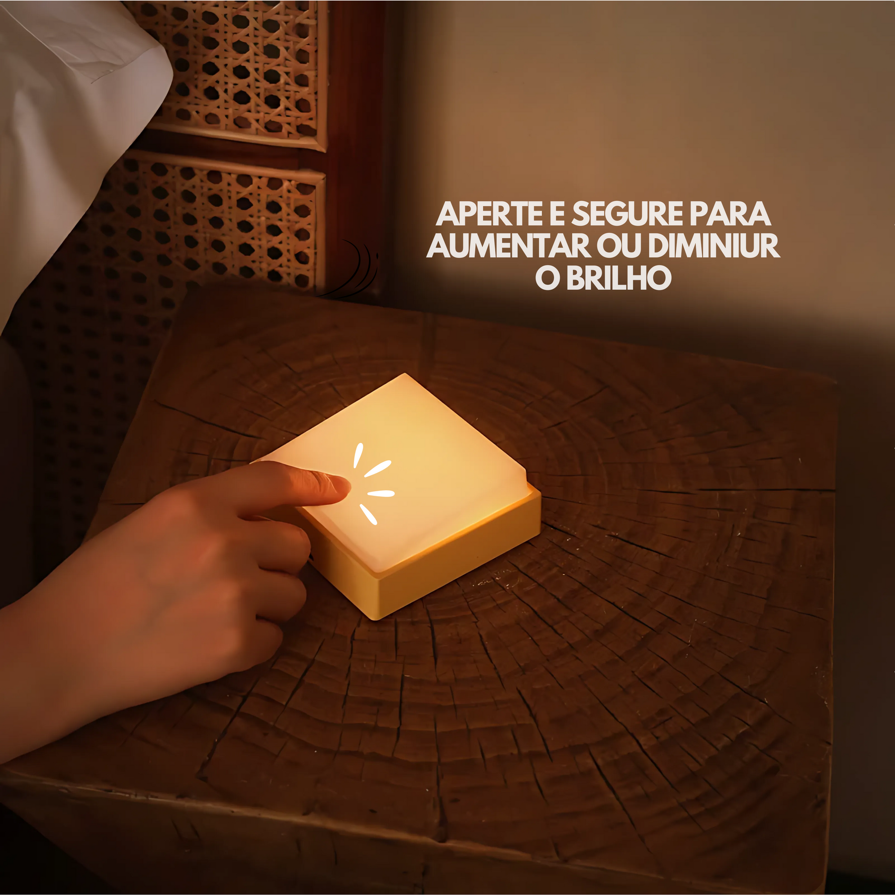 Luminária LED Versátil Sem Fio e Fixação Magnética Com Bateria Recarregável Resistente
