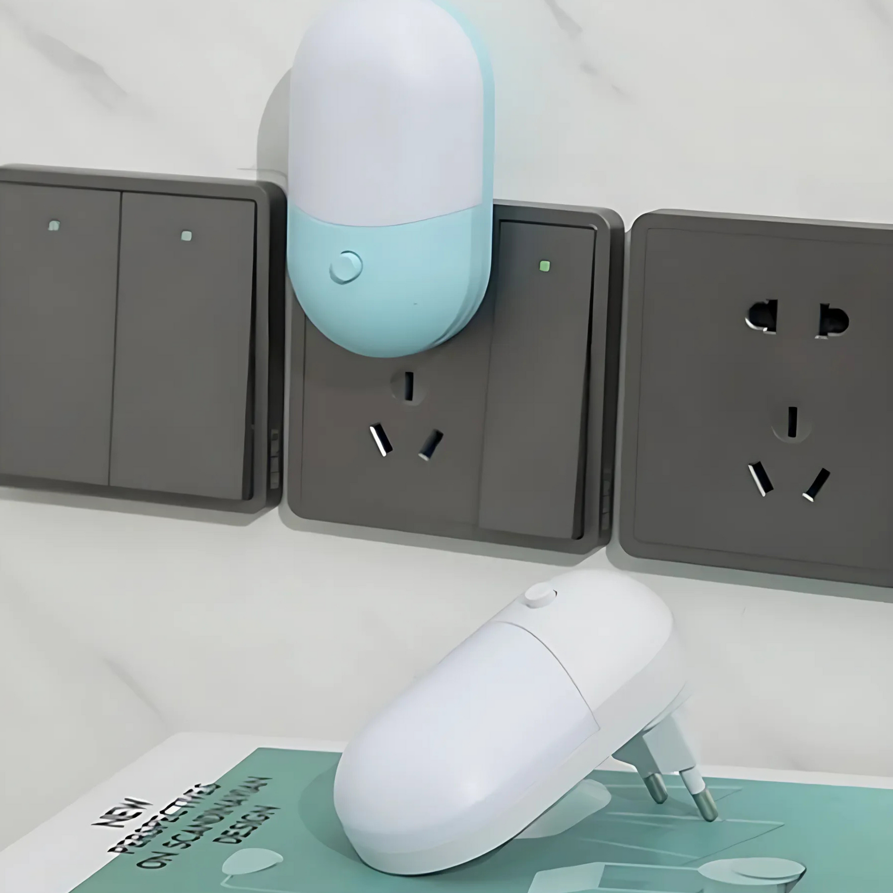 Luz Noturna LED de Tomada Para Ambientes Confortáveis