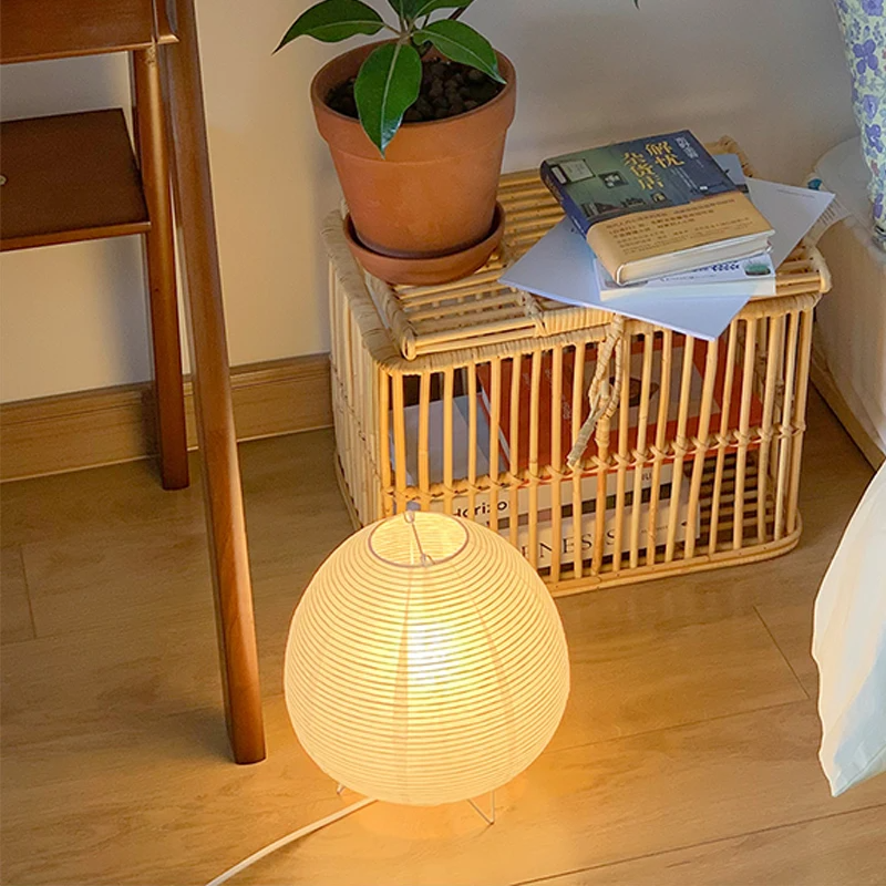 Luminária de Mesa LED Estilo Nórdico Wabi Sabi