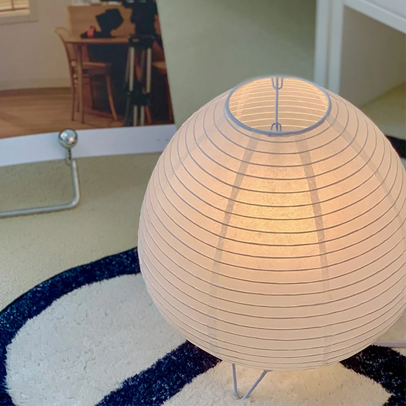 Luminária de Mesa LED Estilo Nórdico Wabi Sabi