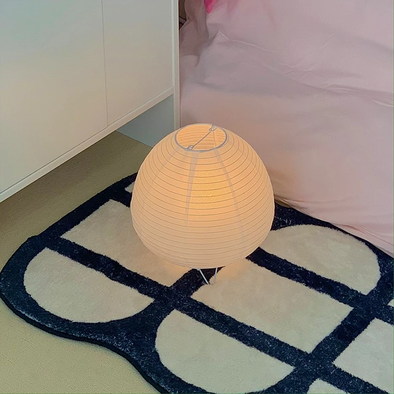 Luminária de Mesa LED Estilo Nórdico Wabi Sabi
