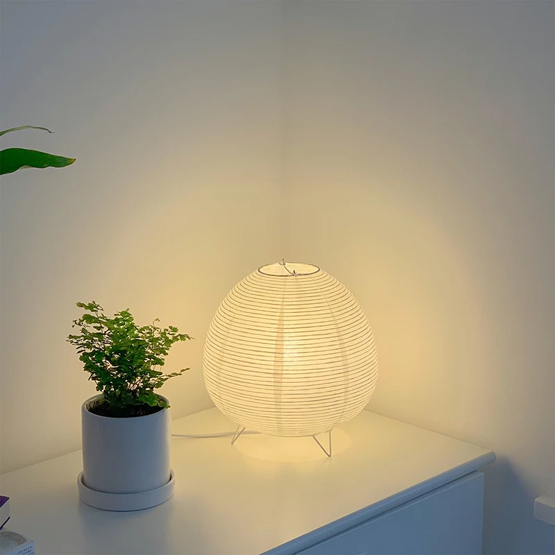 Luminária de Mesa LED Estilo Nórdico Wabi Sabi