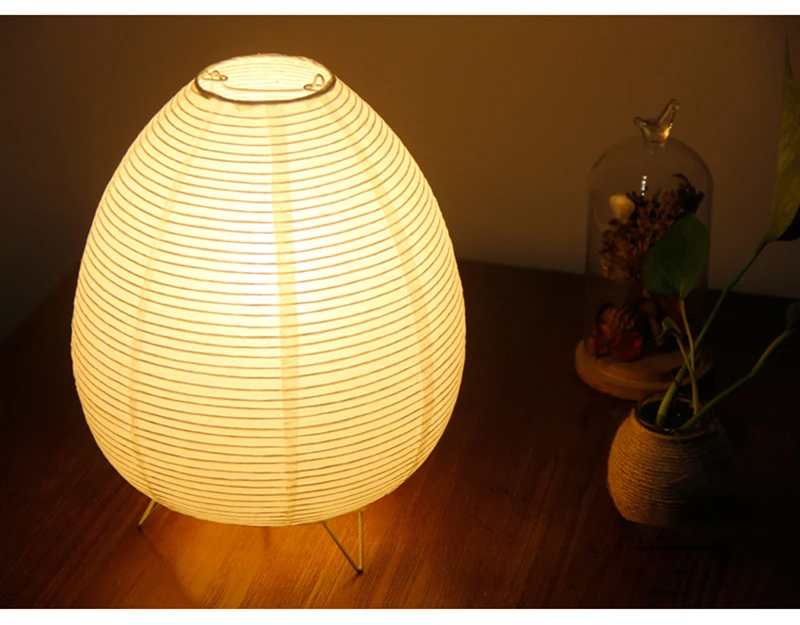 Luminária de Mesa LED Estilo Nórdico Wabi Sabi