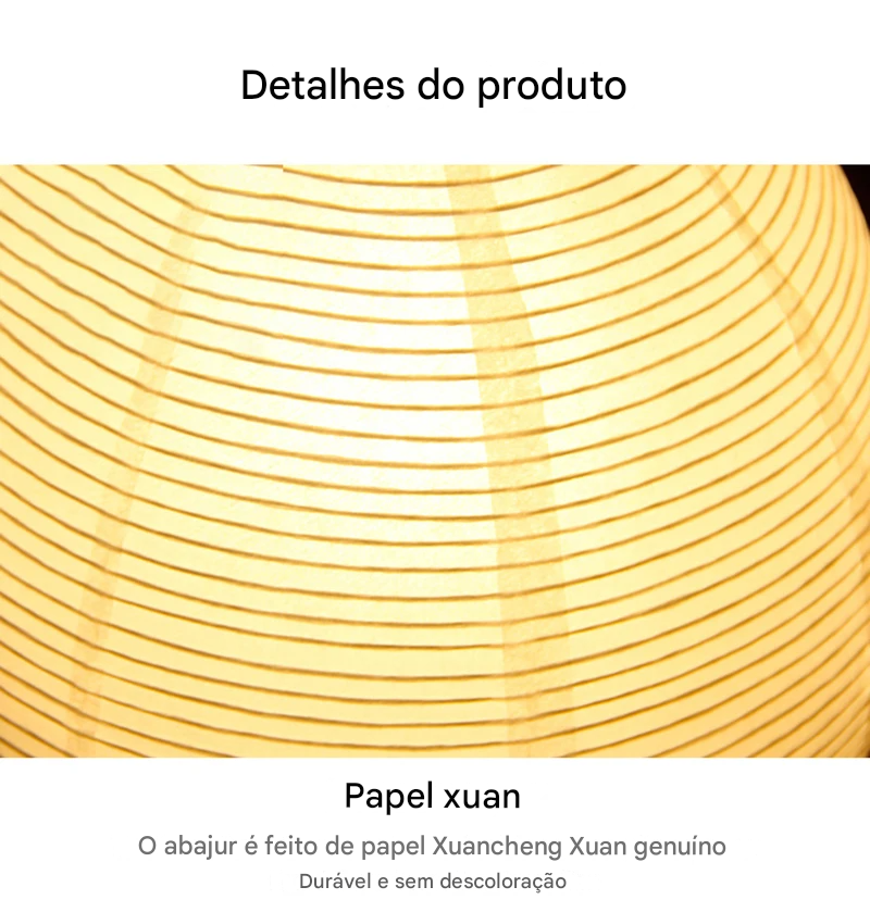 Luminária de Mesa LED Estilo Nórdico Wabi Sabi