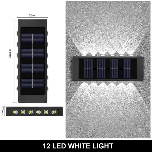 Ilumine seu espaço externo com a Luminária Solar Automática, equipada com 12 LEDs brancos brilhantes. Design moderno e resistente à água, perfeita para jardins e áreas externas. Fácil de instalar, funciona com energia solar para economia e sustentabilidade.