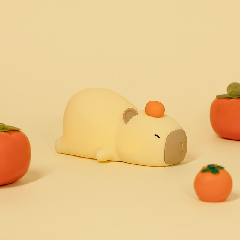 Luminária Capivara de Silicone com Bateria Recarregável USB