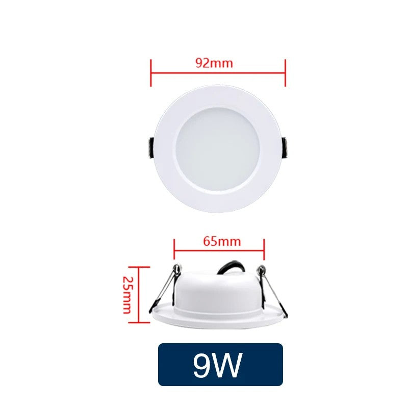 Spot LED Embutido Redondo 5W a 18W AC110V 220V