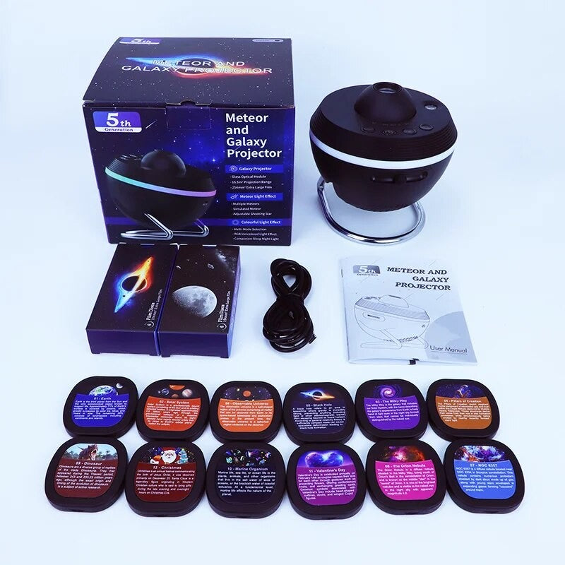 Projetor Galaxy Star Rotativa Com 12 Variações de Projeção