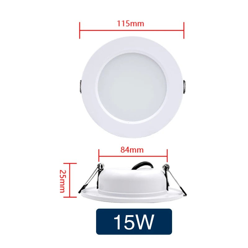Spot LED Embutido Redondo 5W a 18W AC110V 220V