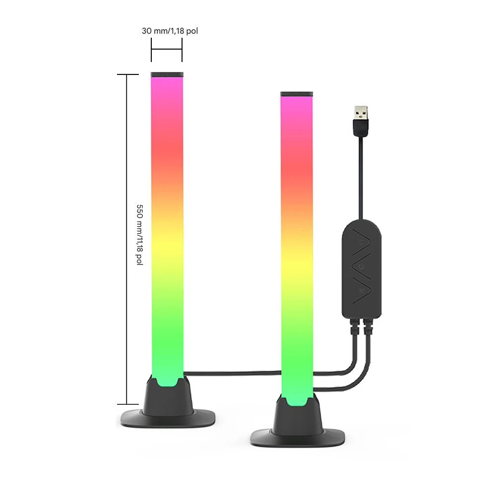 Lâmpada de Mesa LED Wiscolor Barra de Luz para Monitor com Proteção Ocular