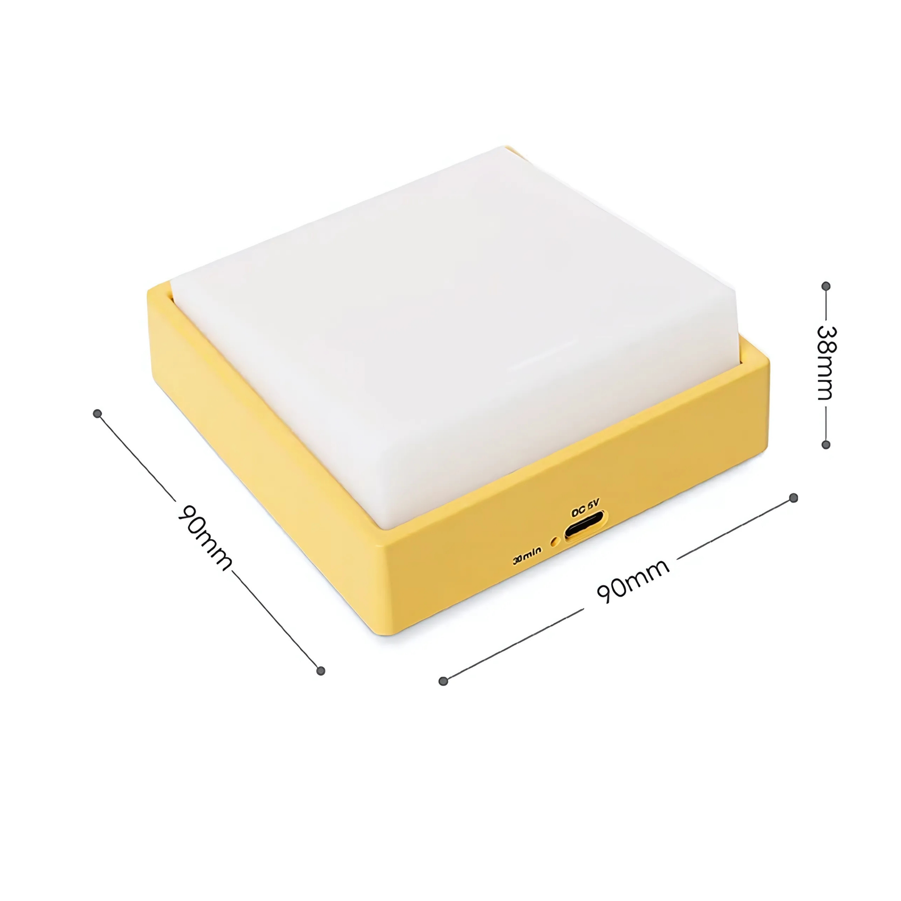 Luminária LED Versátil Sem Fio e Fixação Magnética Com Bateria Recarregável Resistente