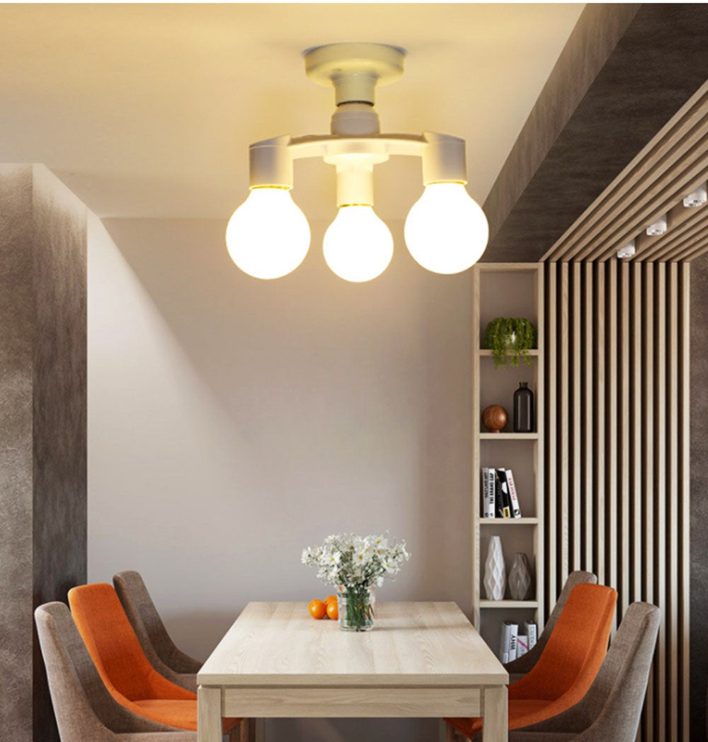 Adaptador Soquete E27 para Lâmpadas LED E27 - 4 em 1