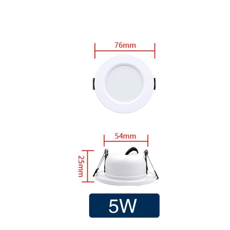 Spot LED Embutido Redondo 5W a 18W AC110V 220V