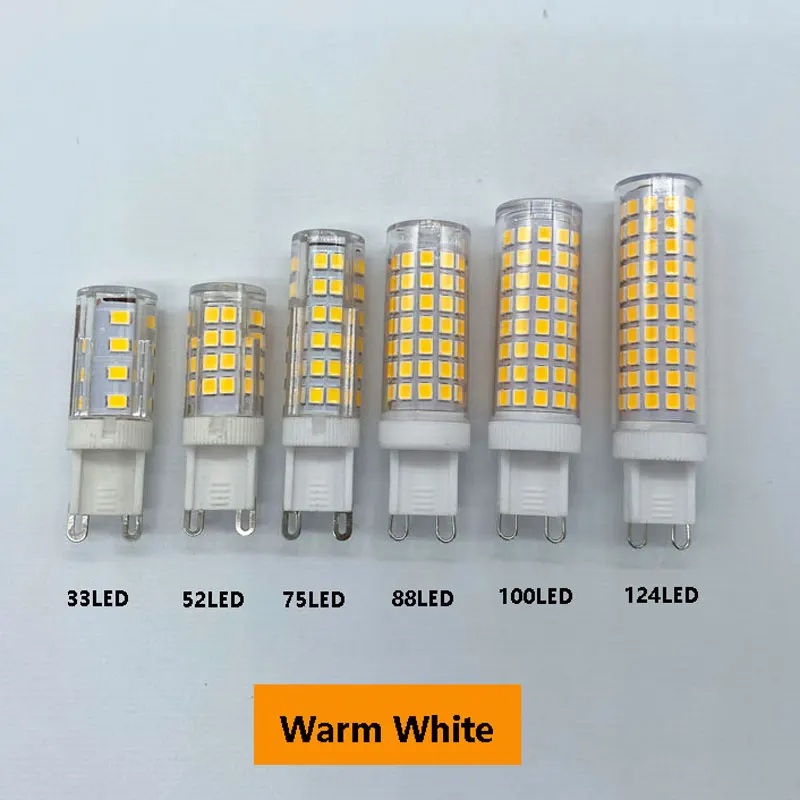 Lâmpada LED G9 9W a 25W Luz Fria Quente ou Natural