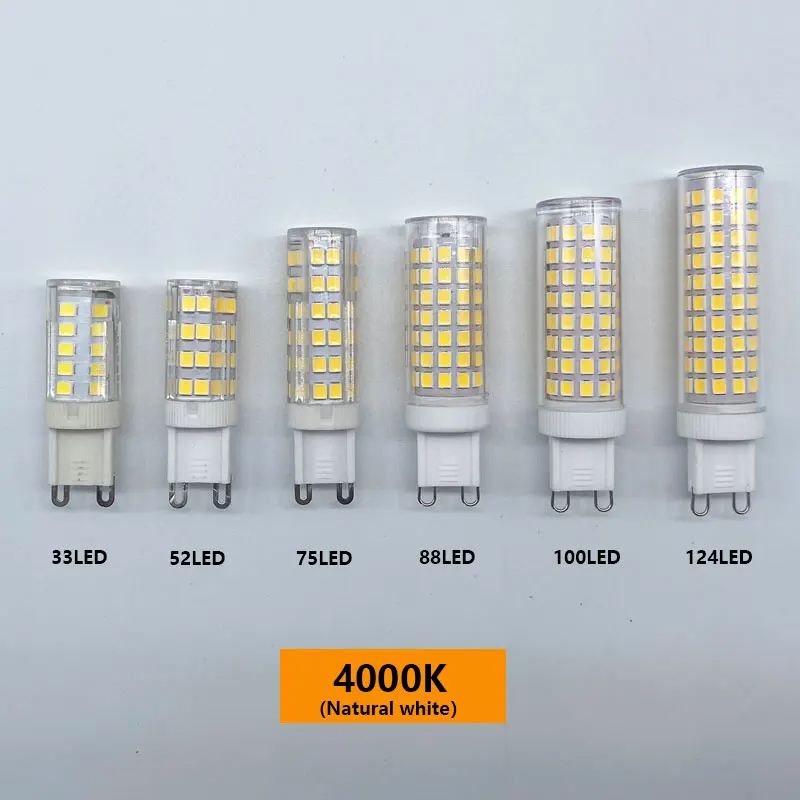 Lâmpada LED G9 9W a 25W Luz Fria Quente ou Natural