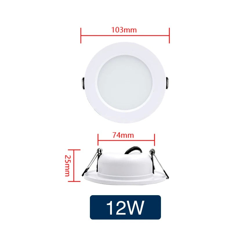 Spot LED Embutido Redondo 5W a 18W AC110V 220V