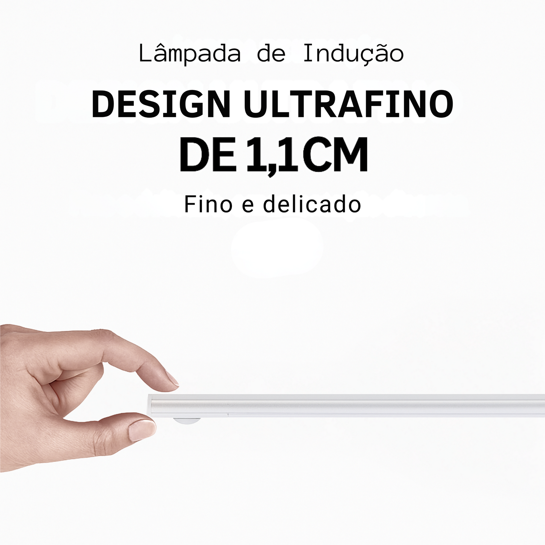 Luminária LED Sem Fio Bateria com 4 Semanas de Duração Recarregável com Sensor de Movimento Ultrafina