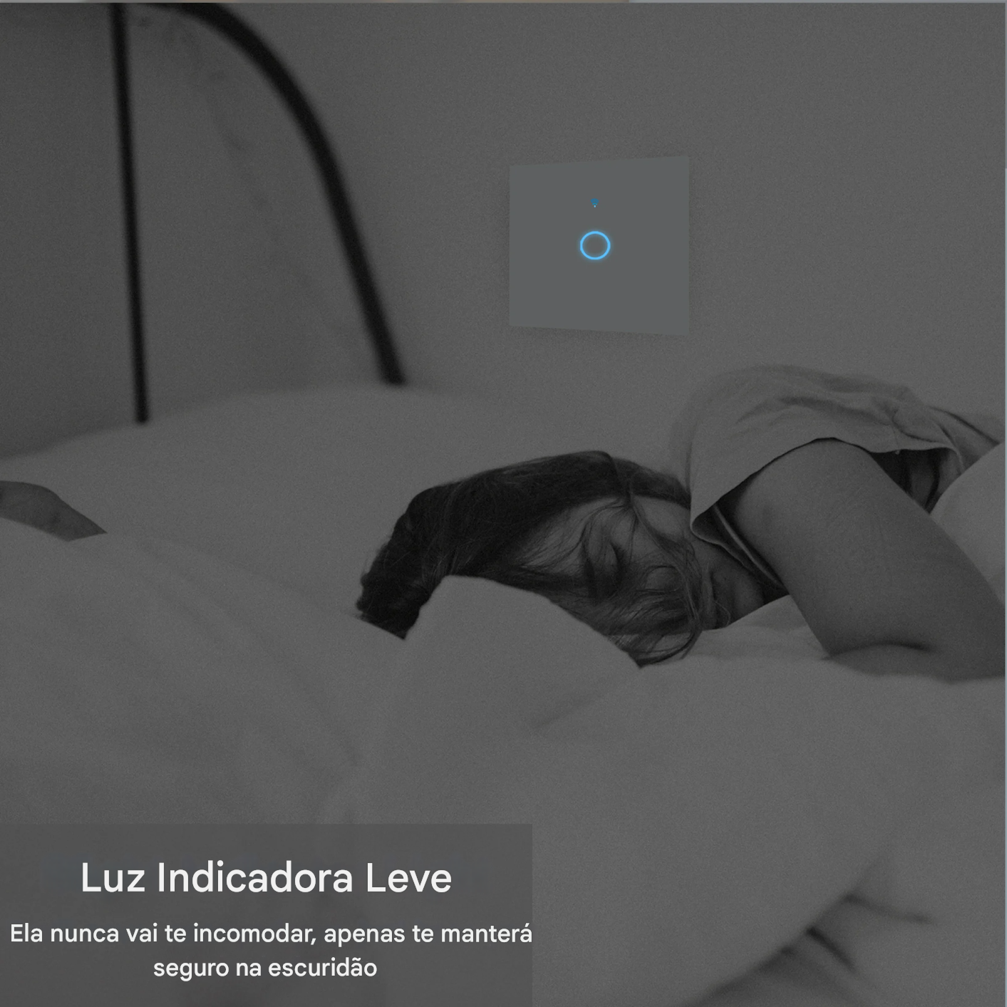 Interruptor de Luz Inteligente Axus UE Wi-Fi Touch
