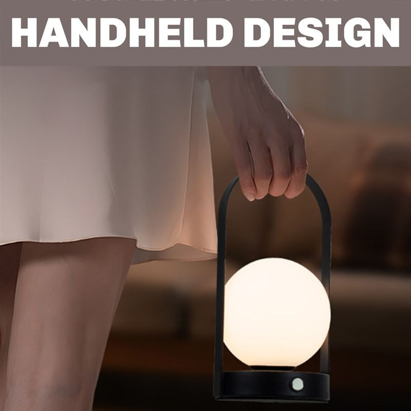 Luminária de Mesa LED Portátil de Metal Suspensa Para Áreas Externas e Internas